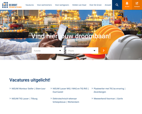 De Groot Uitzendbureau Logo