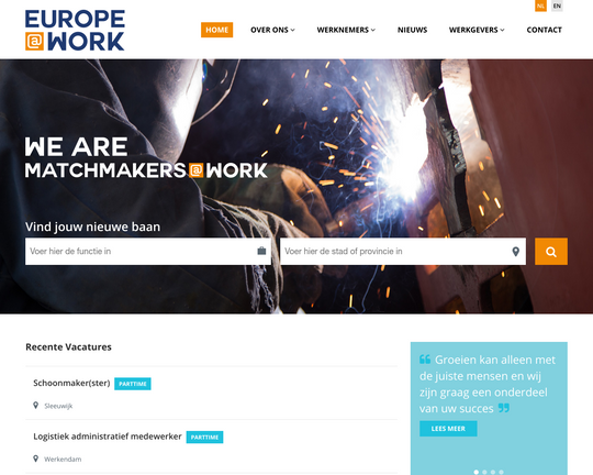 Europe@Work Uitzendbureau Logo