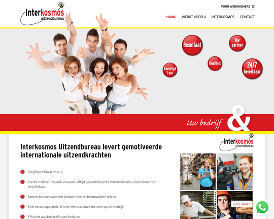 Interkosmos Uitzendbureau Logo
