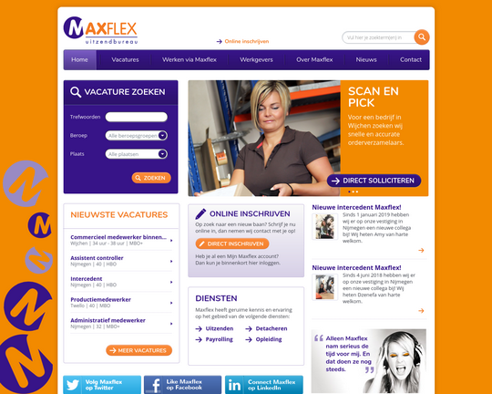 Maxflex Uitzendbureau Logo