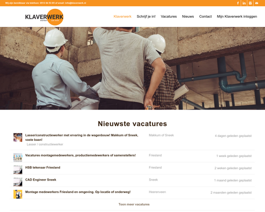 Werken aan werk - Klaverwerk Logo